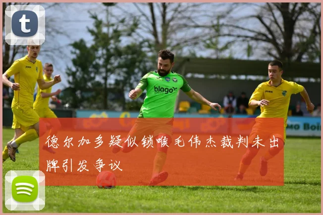 德尔加多疑似锁喉毛伟杰裁判未出牌引发争议