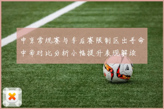 申京常规赛与季后赛限制区出手命中率对比分析小幅提升表现解读